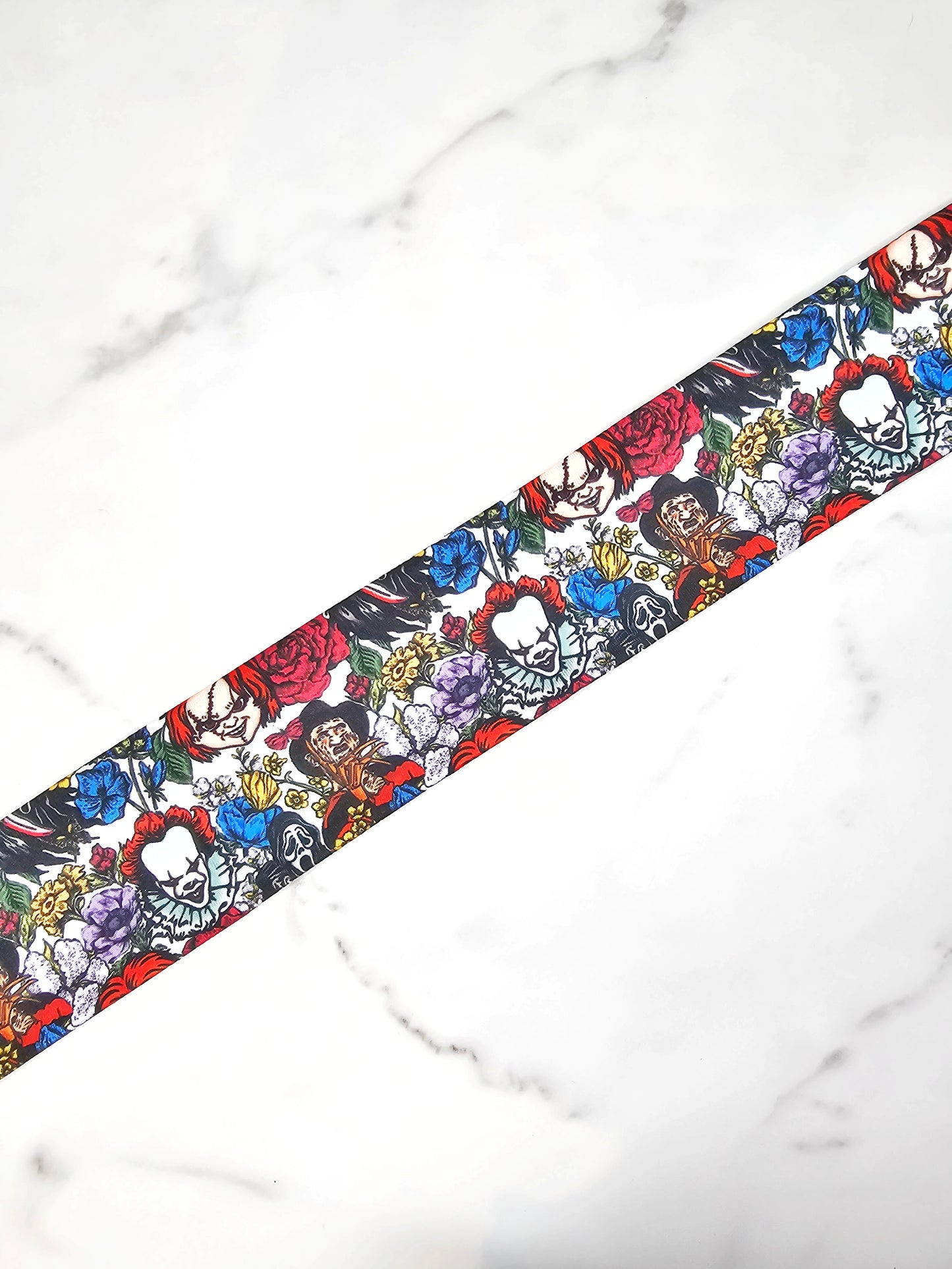 Horror themed shoe strap covers, croc scrunchies. COME AS A PAIR!