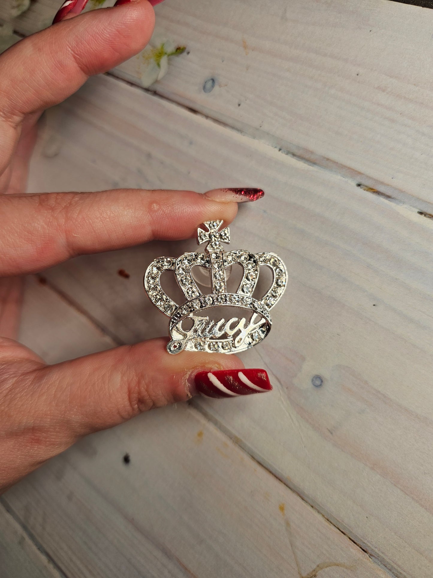 Metal bling shoe charms - new in
