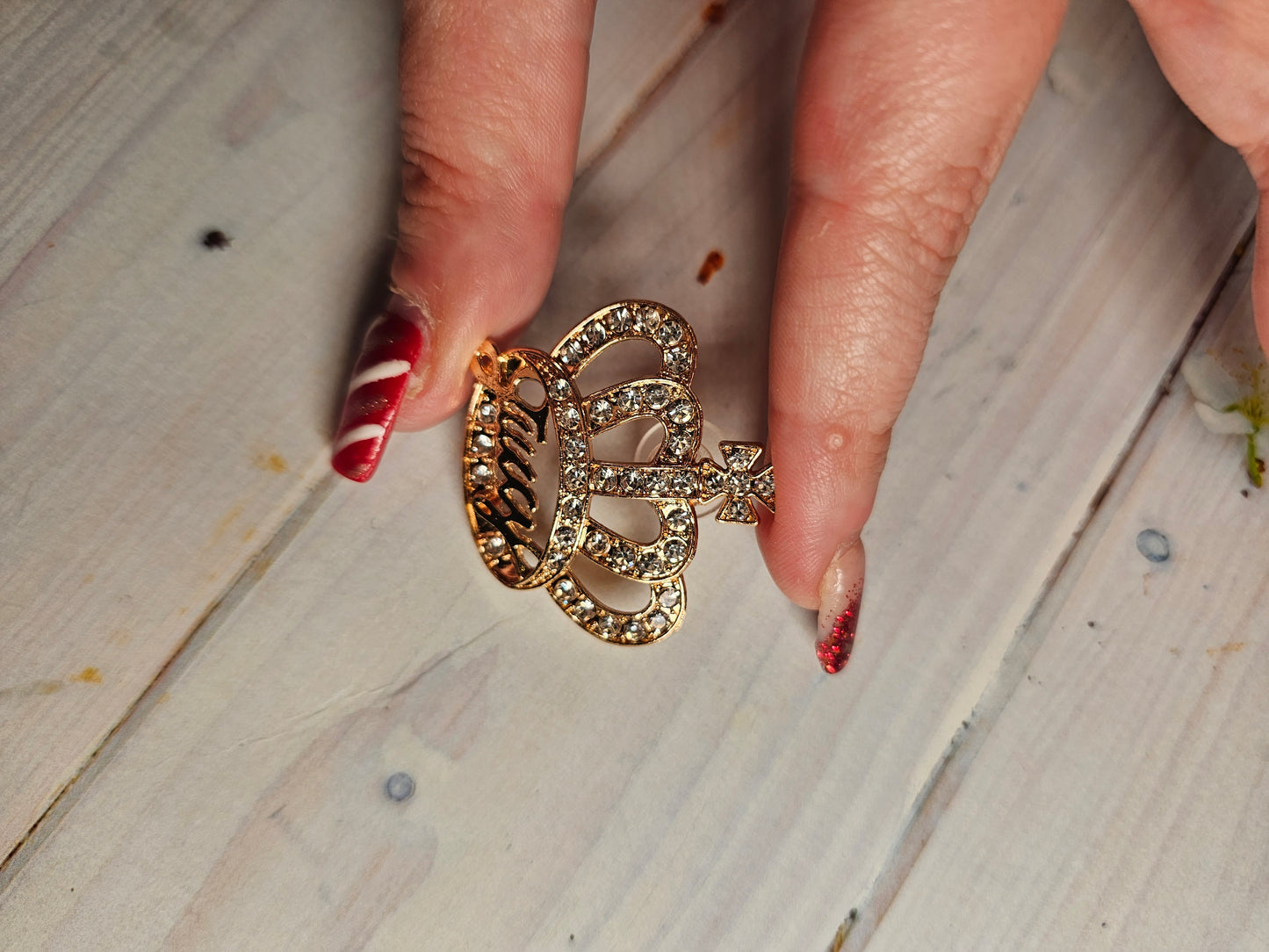 Metal bling shoe charms - new in