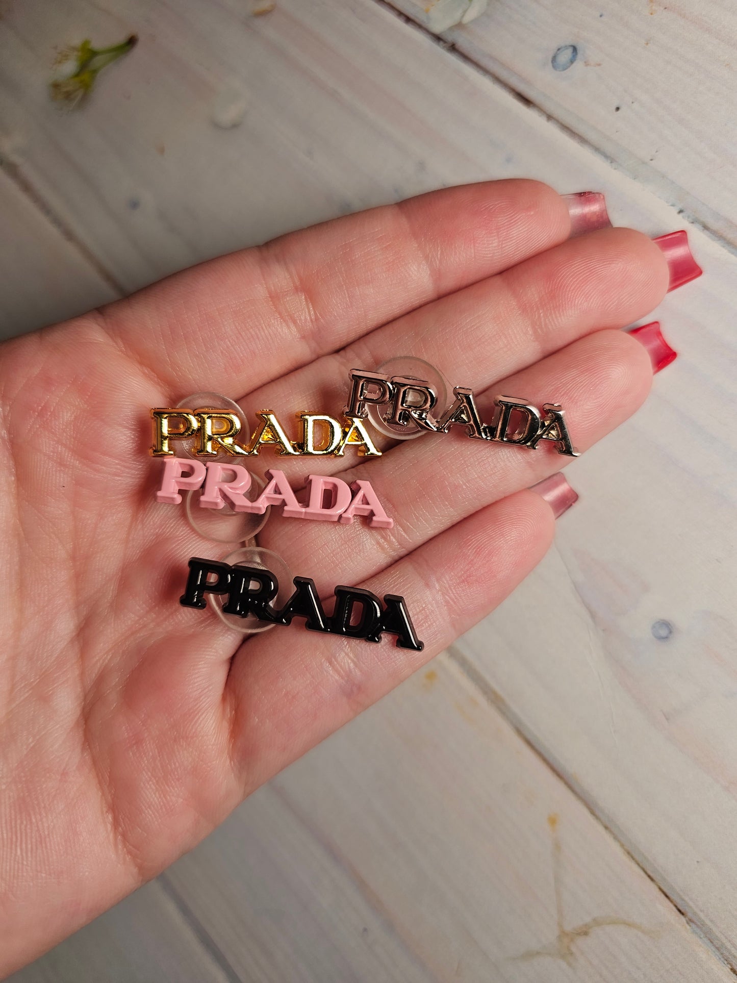 Metal bling shoe charms - new in