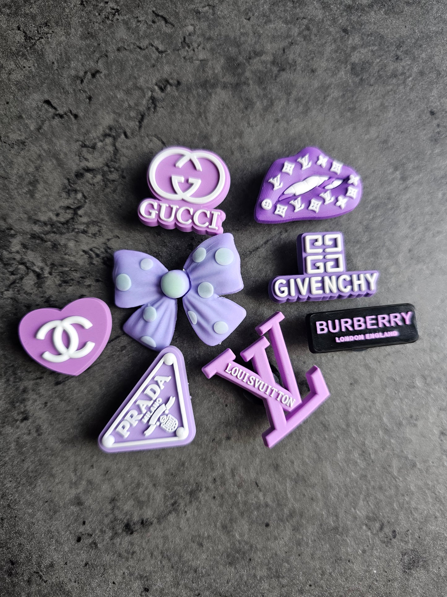 New designer shoe charm bundles