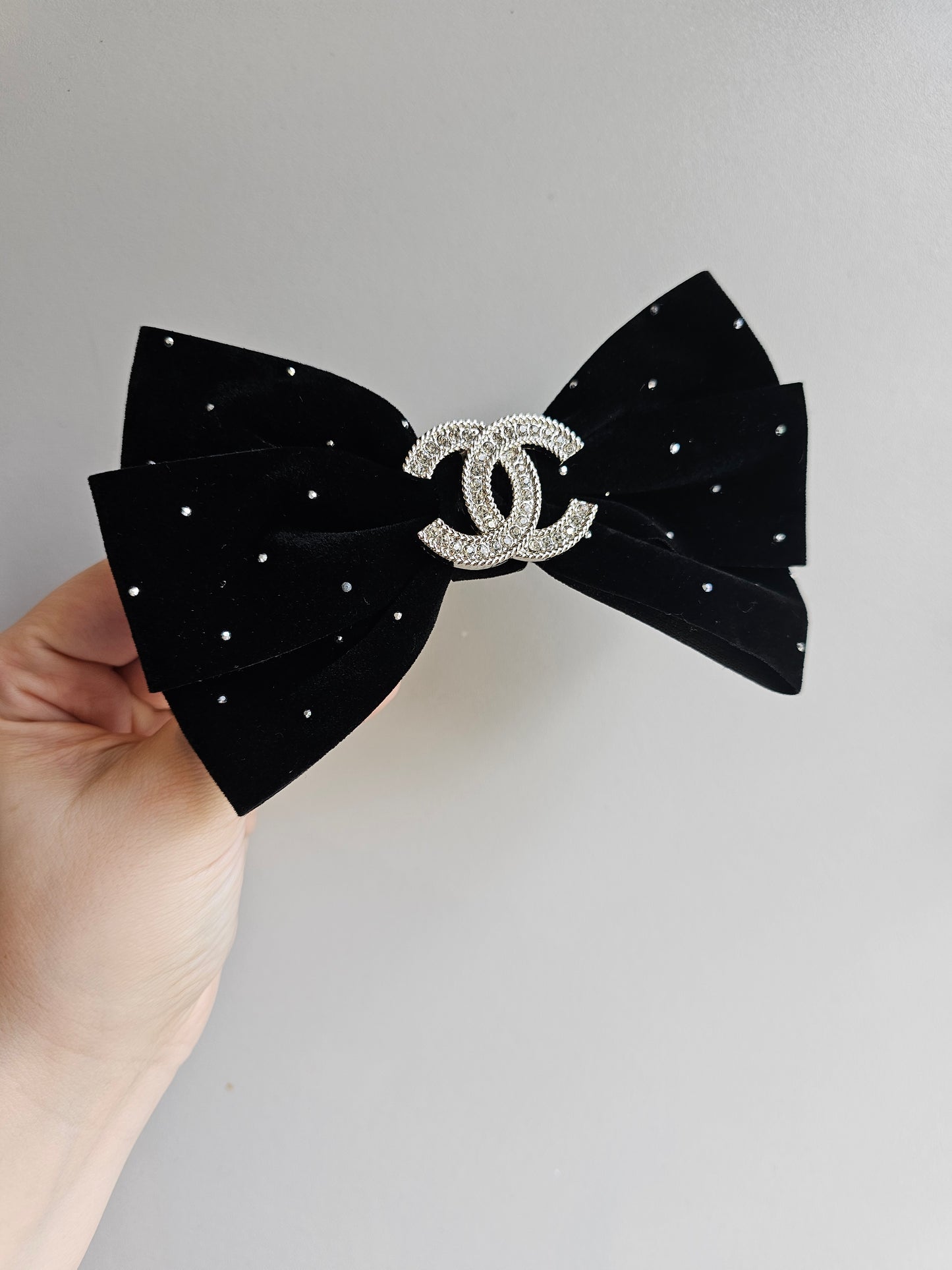 HAIR BOWS large chanel bows