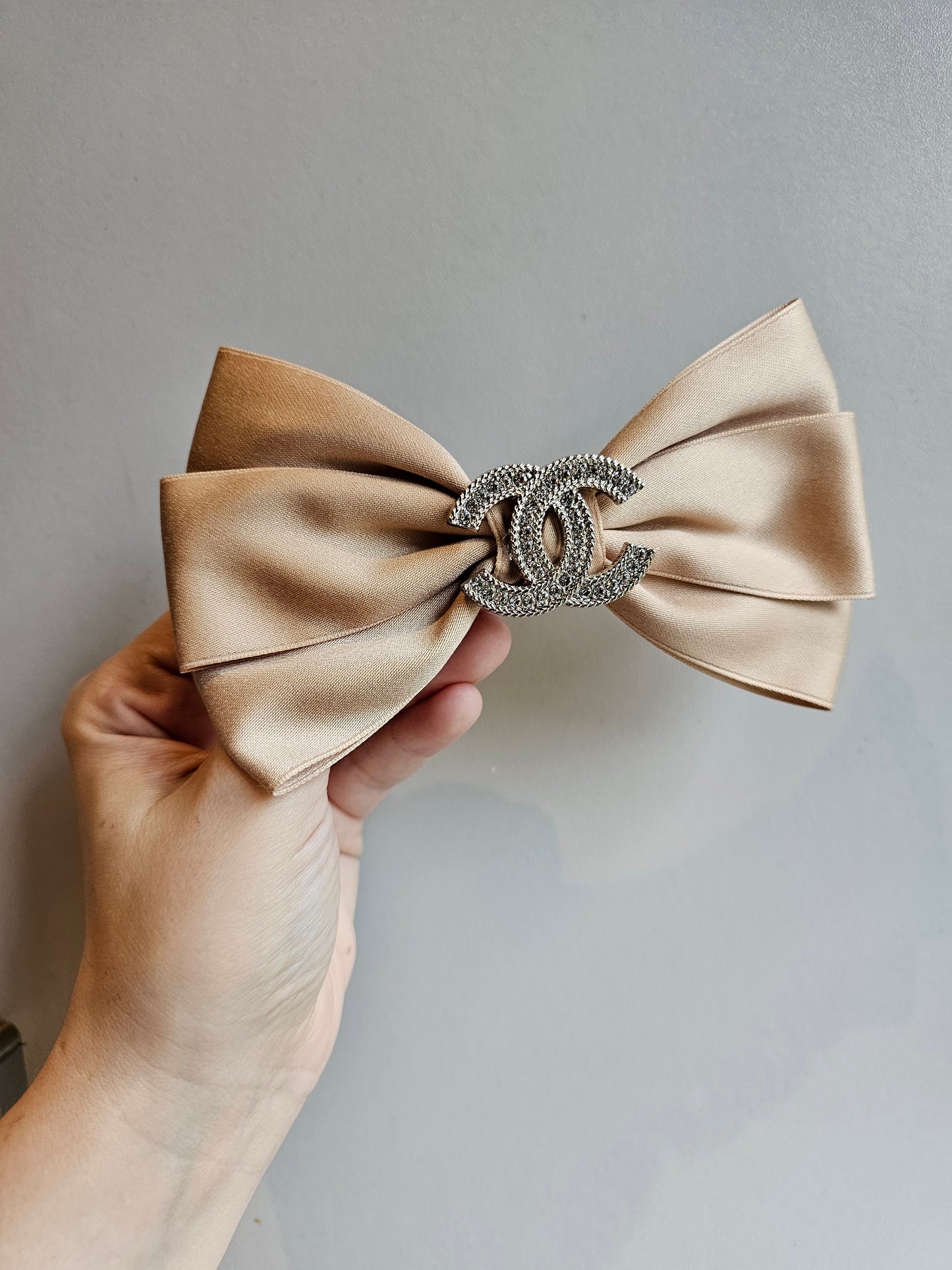 HAIR BOWS large chanel bows