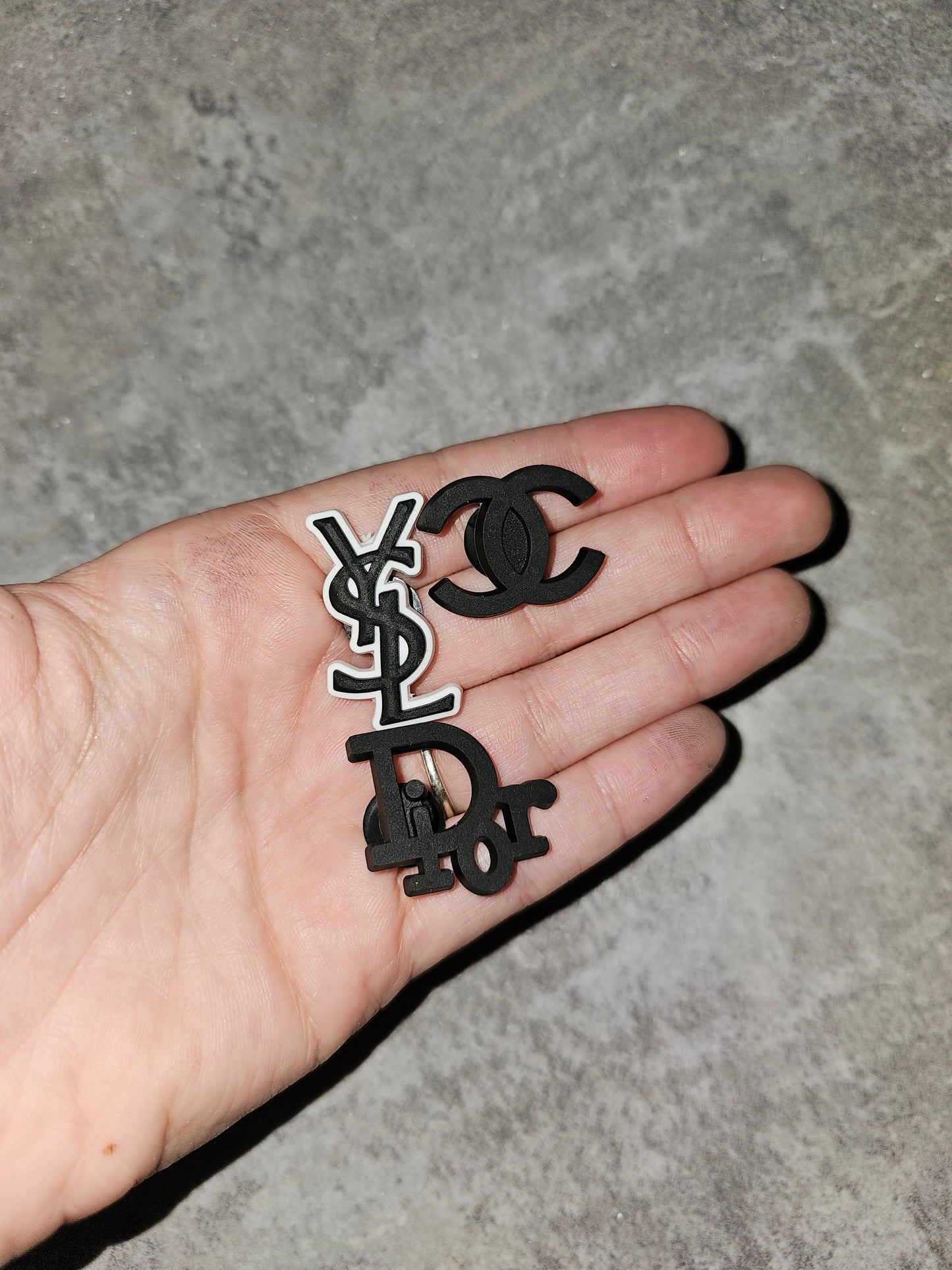 New black fashion shoe charms