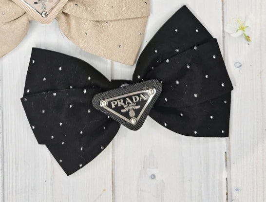 HAIR BOWS large Prada bows