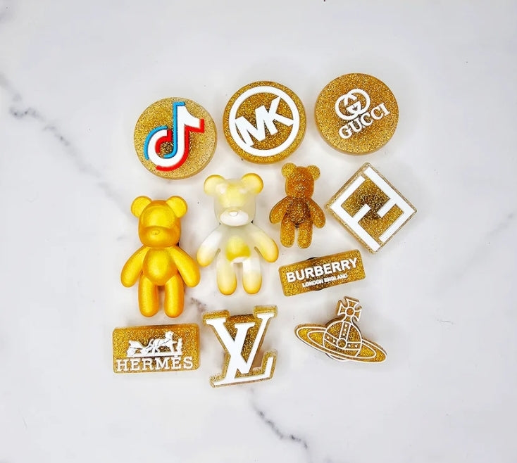 New designer shoe charm bundles