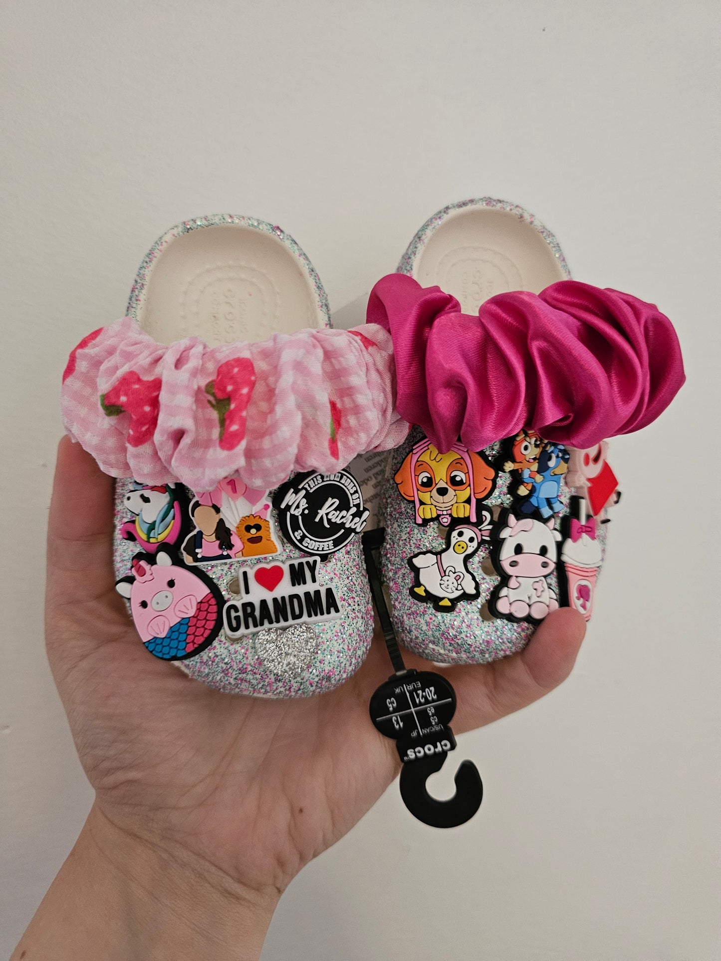 Pattern shoe strap covers