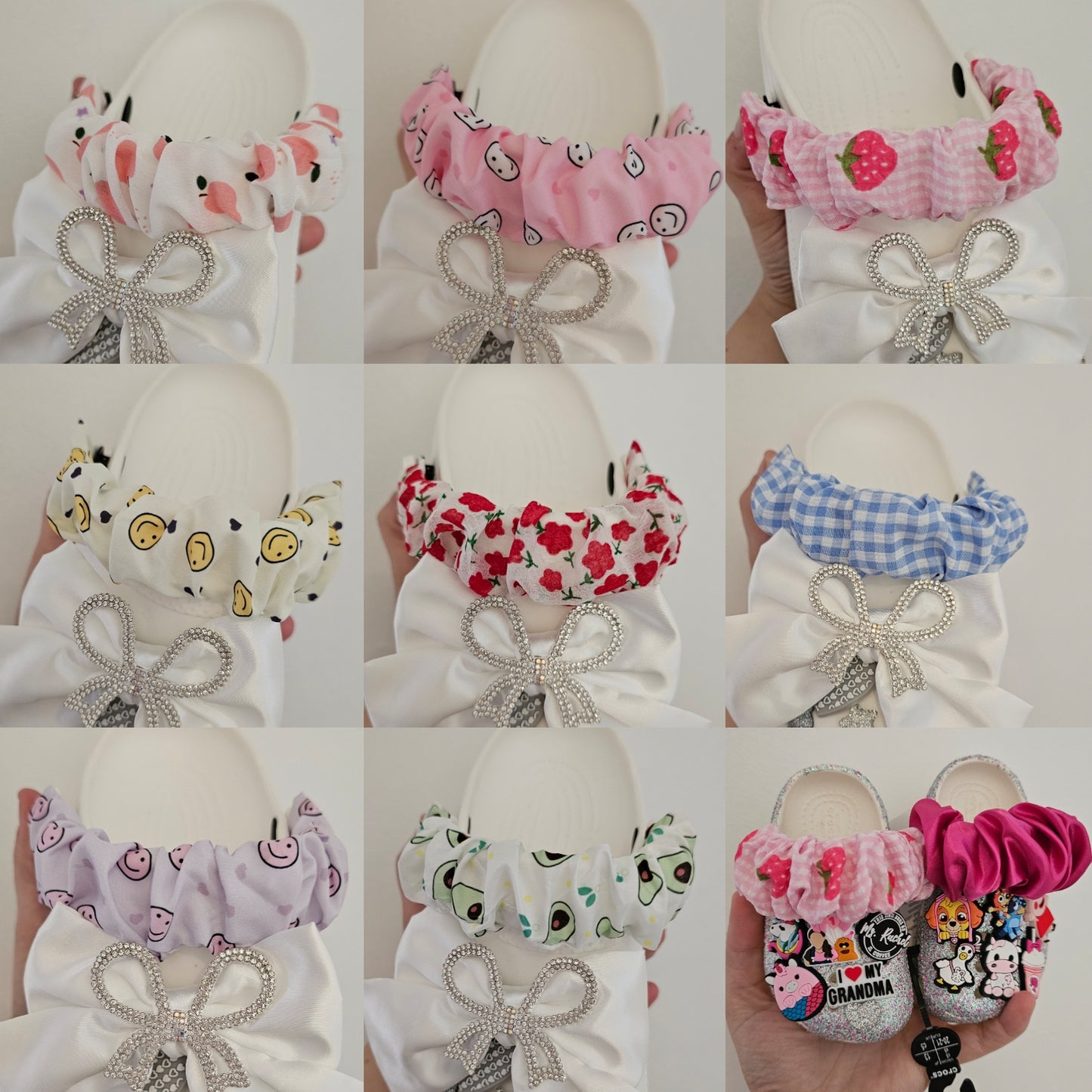 Pattern shoe strap covers