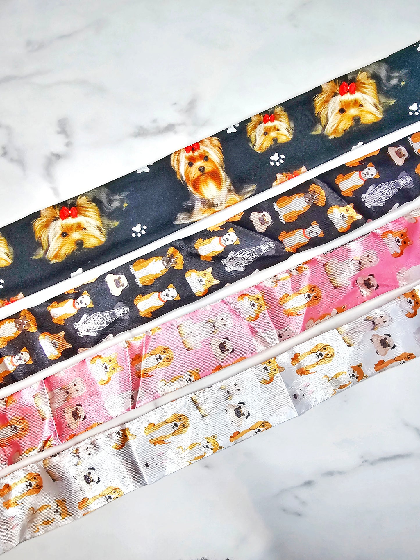 Dog print croc strap covers, COME IN A PAIR!