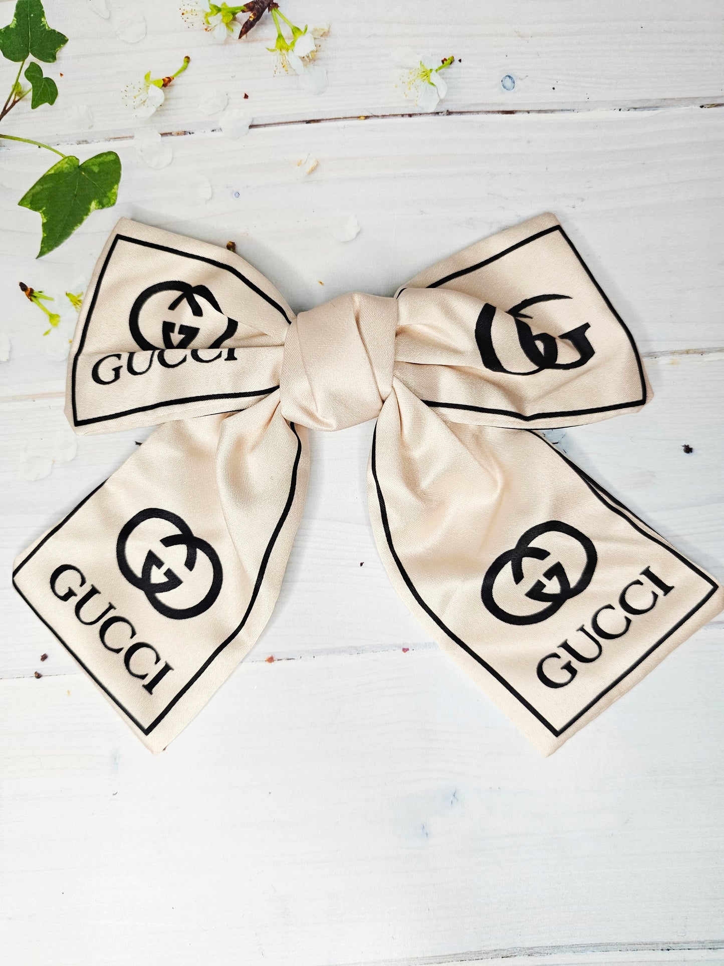 XL draping designer croc bows, come in pairs!