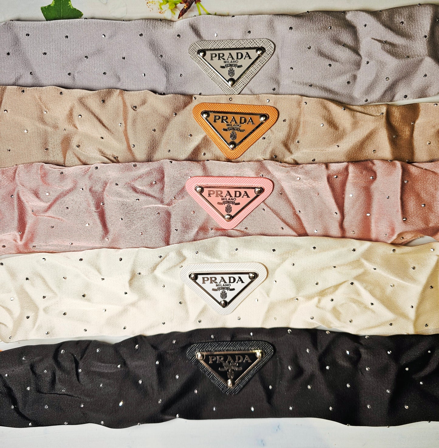 diamanté prada croc strap covers, come in pairs!