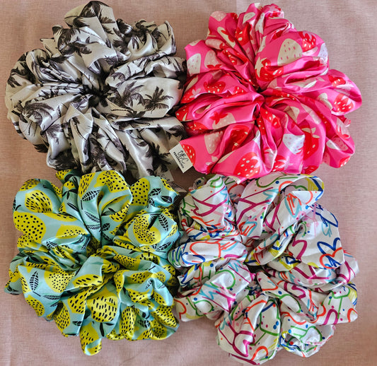 EXCLUSIVELY DESIGNED JUMBO HAIR SCRUNCHIES!!