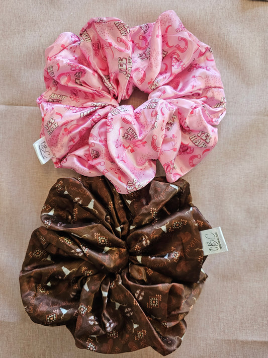 Country/western XL hair scrunchies!! Exclusive design