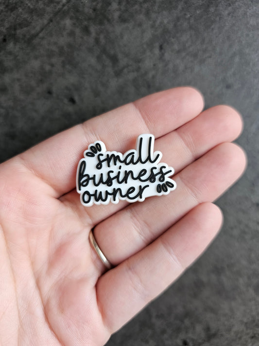 Small buisness owner shoe charm