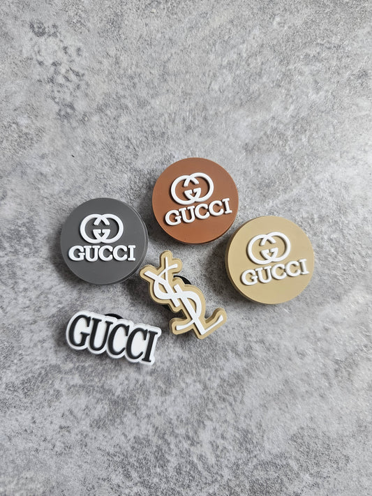 New gucci, YSL shoe charms