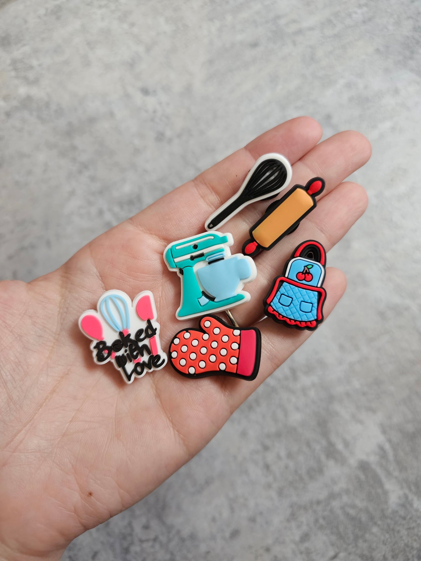 Baking shoe charms, cooking, chef, Baker