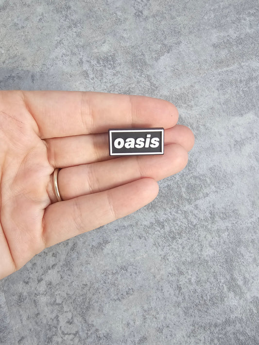 Oasis band shoe charm