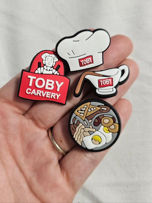 Toby carvery shoe charms