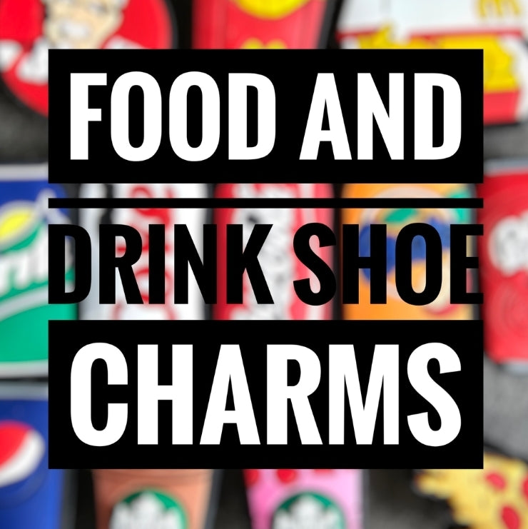 Food and drink shoe charms