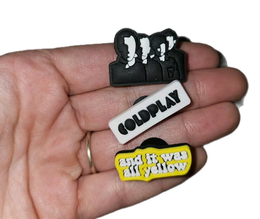 Coldplay shoe charms