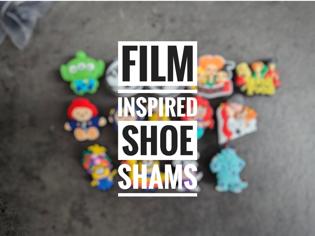 Film inspired shoe charms