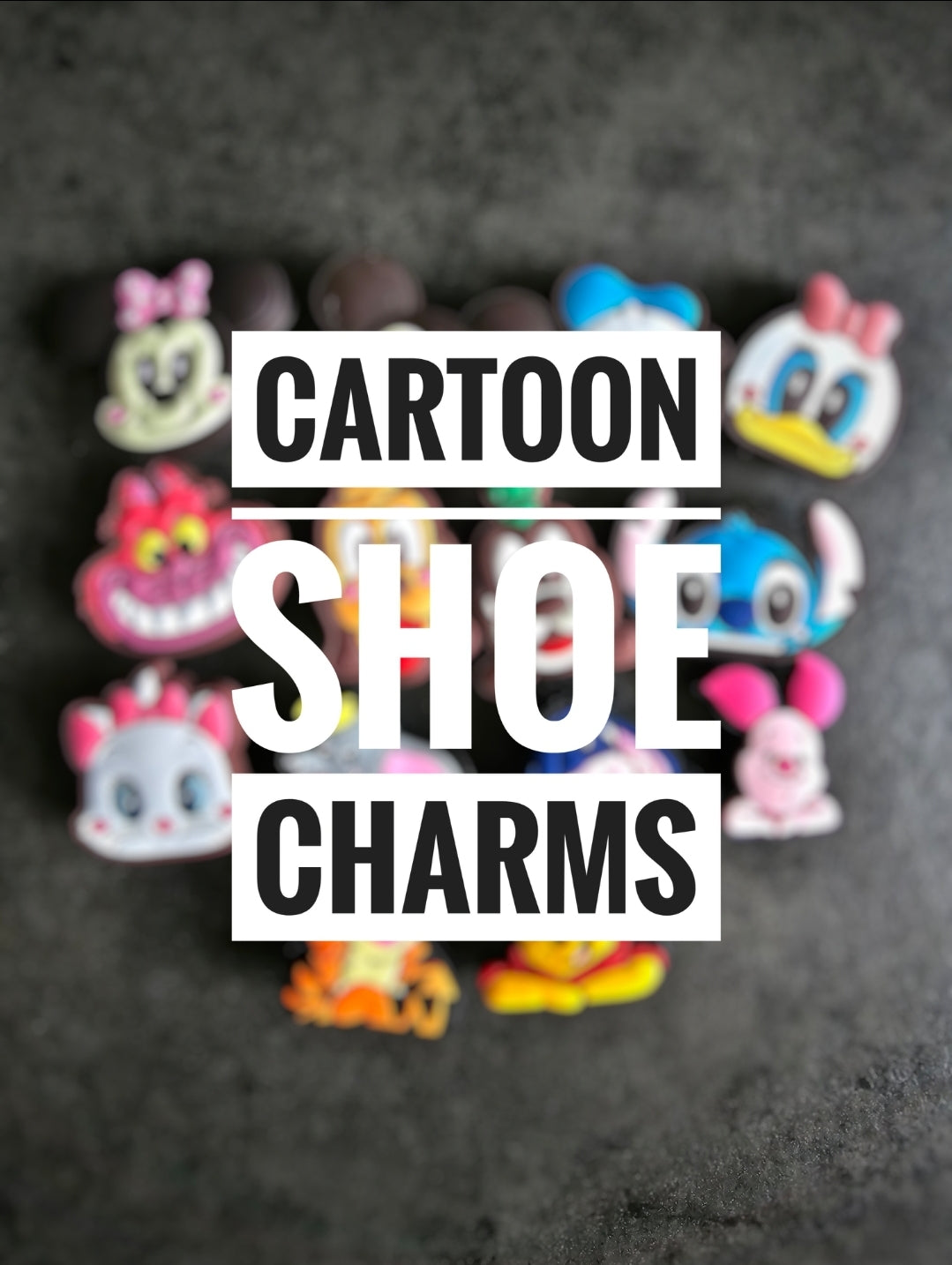 Cartoon shoe charms